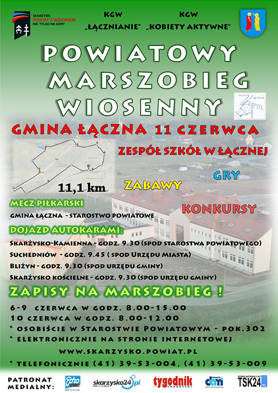 Plakat MARSZOBIEG mały