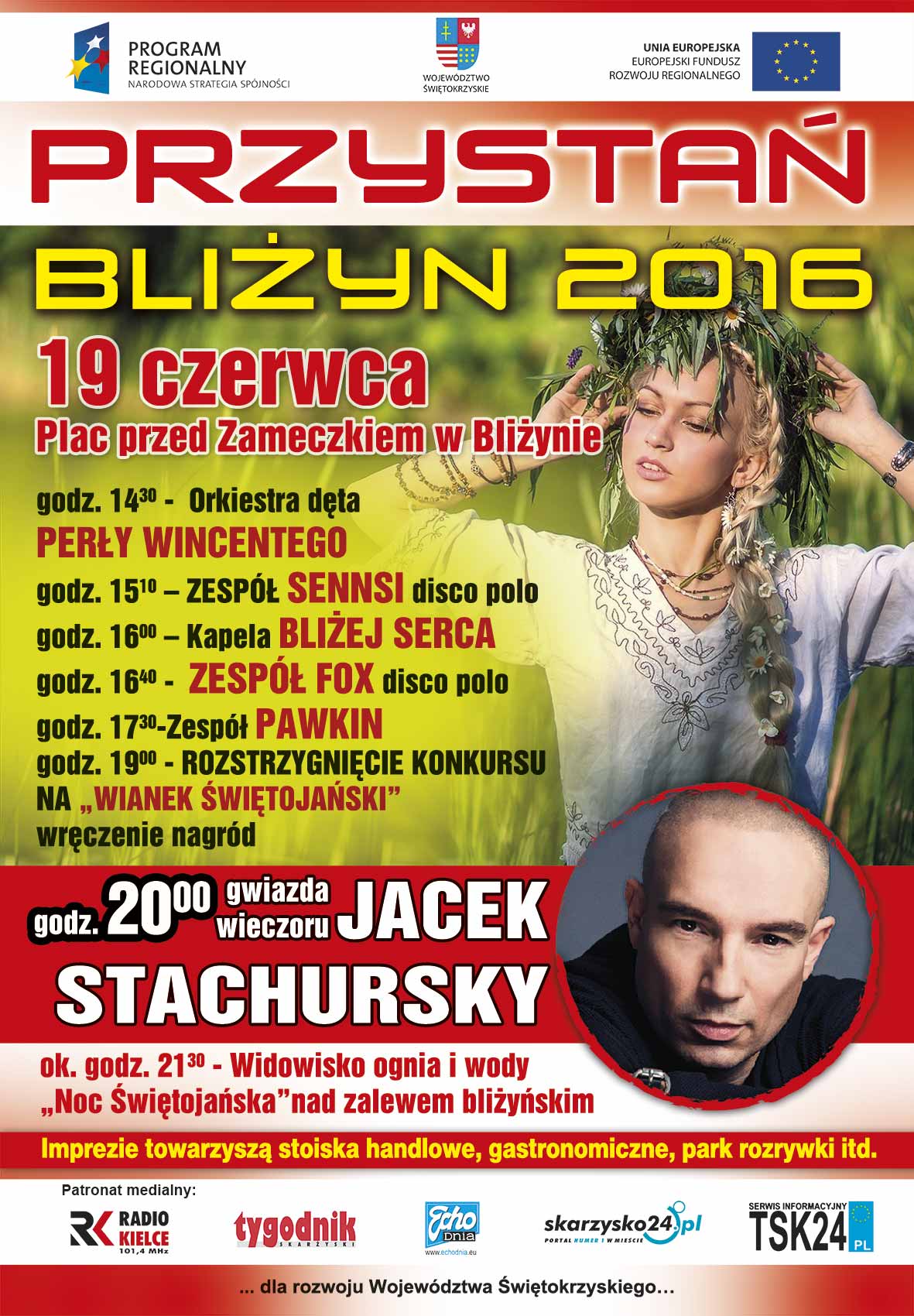 Przystan Bliżyn 2016 plakat