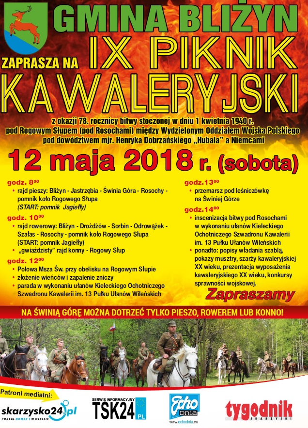 piknik kawaleryjski 2018 plakat