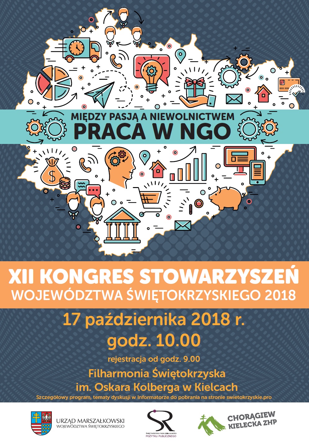 plakat praca NGO