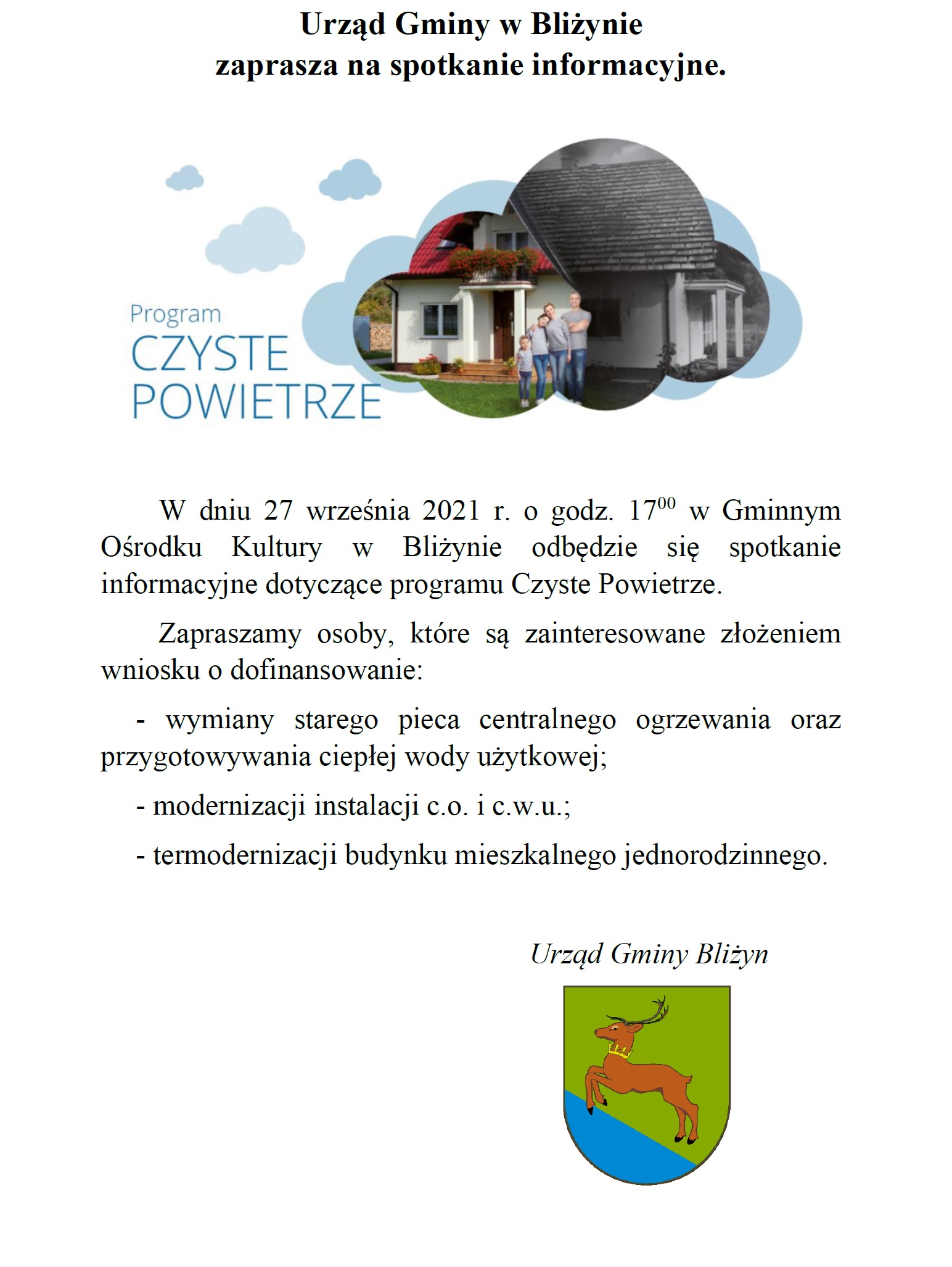 zaproszenie na spotkanie