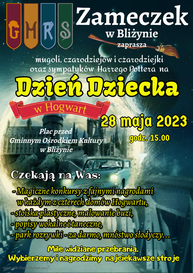 Harry Potter Dzie Dziecka Wykonano za pomoc PosterMyWall 1