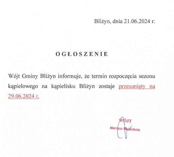 ogłoszenie
