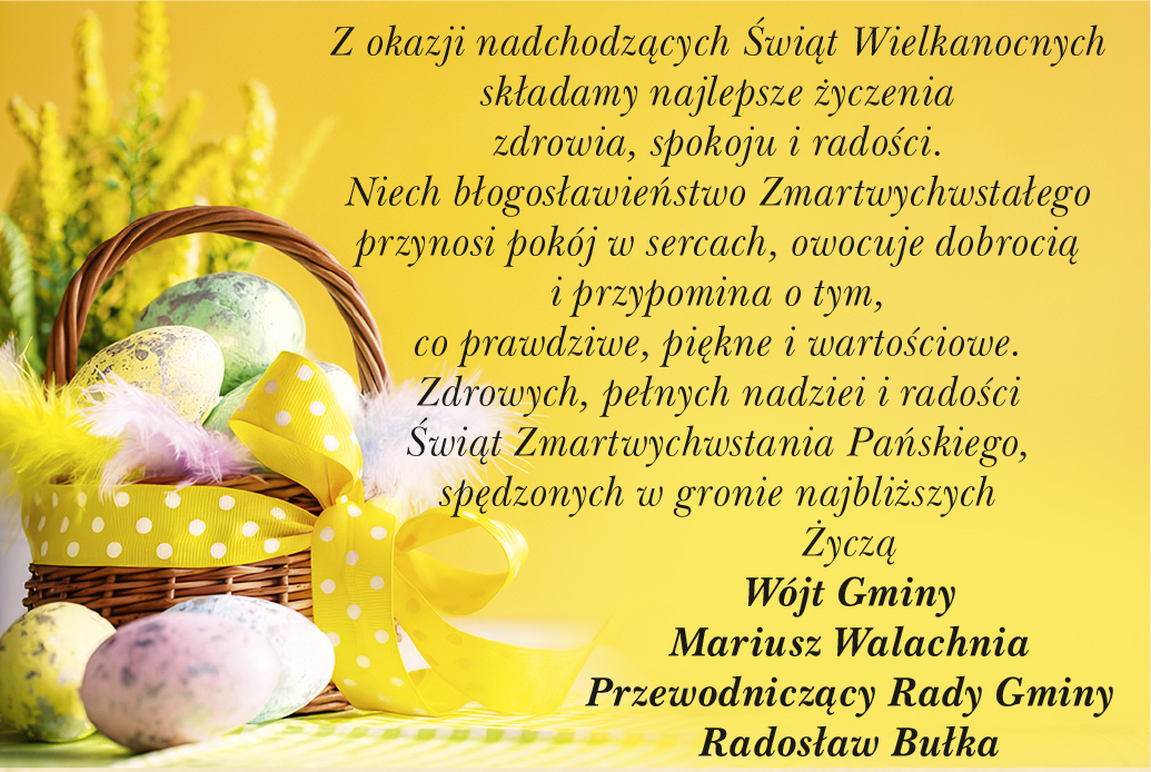 Bliżyn kwiecień 2025 zyczenia 2025