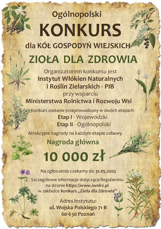 konkurs zioła dla zdrowia