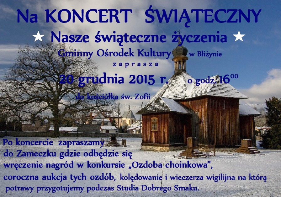 SWIATECZNY KONCERT