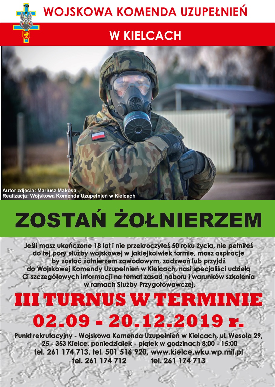 plakat wku zostań żołnierzem
