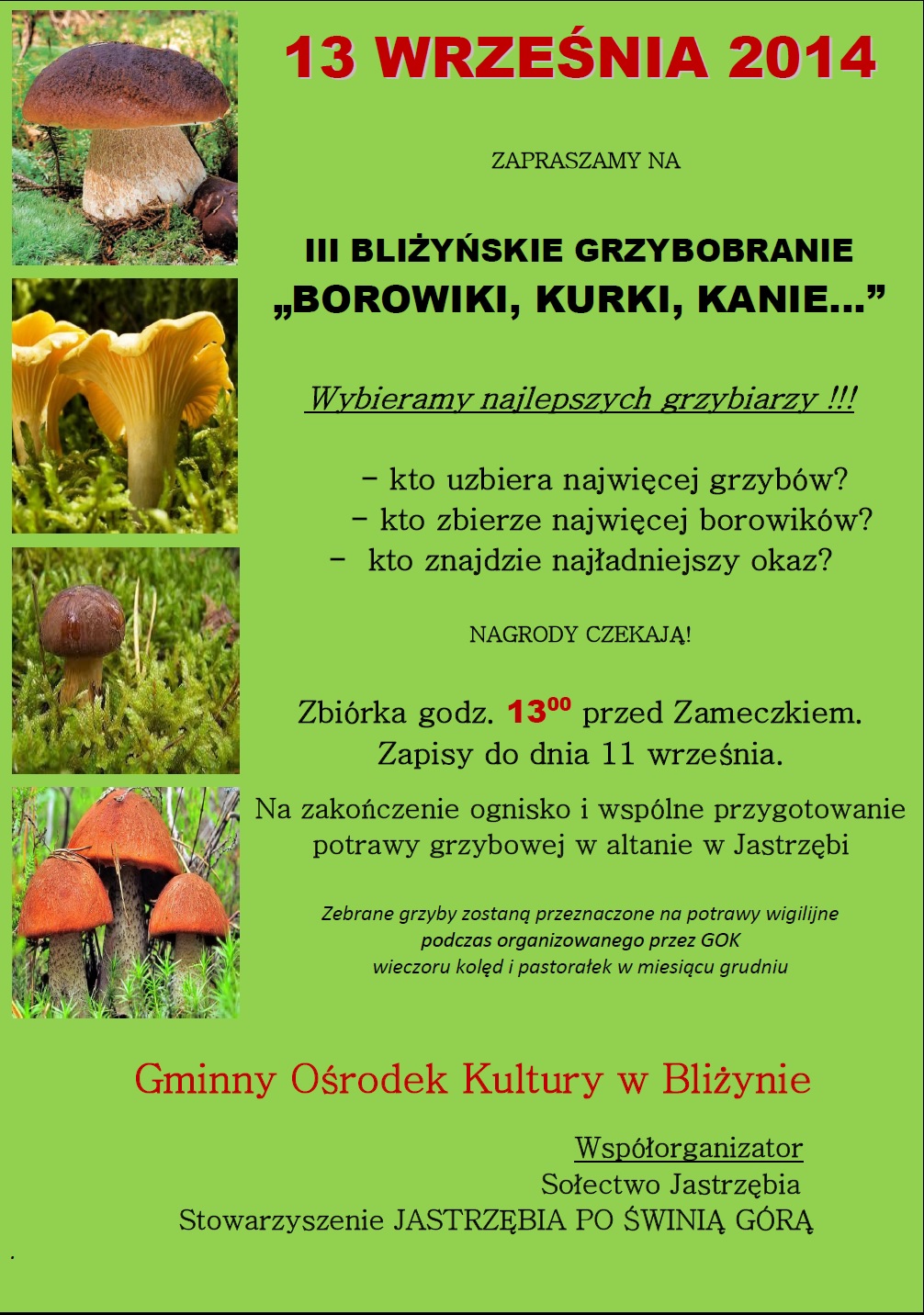 grzybobranie